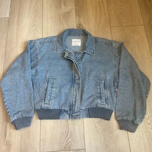 Jean Bomber Jacket